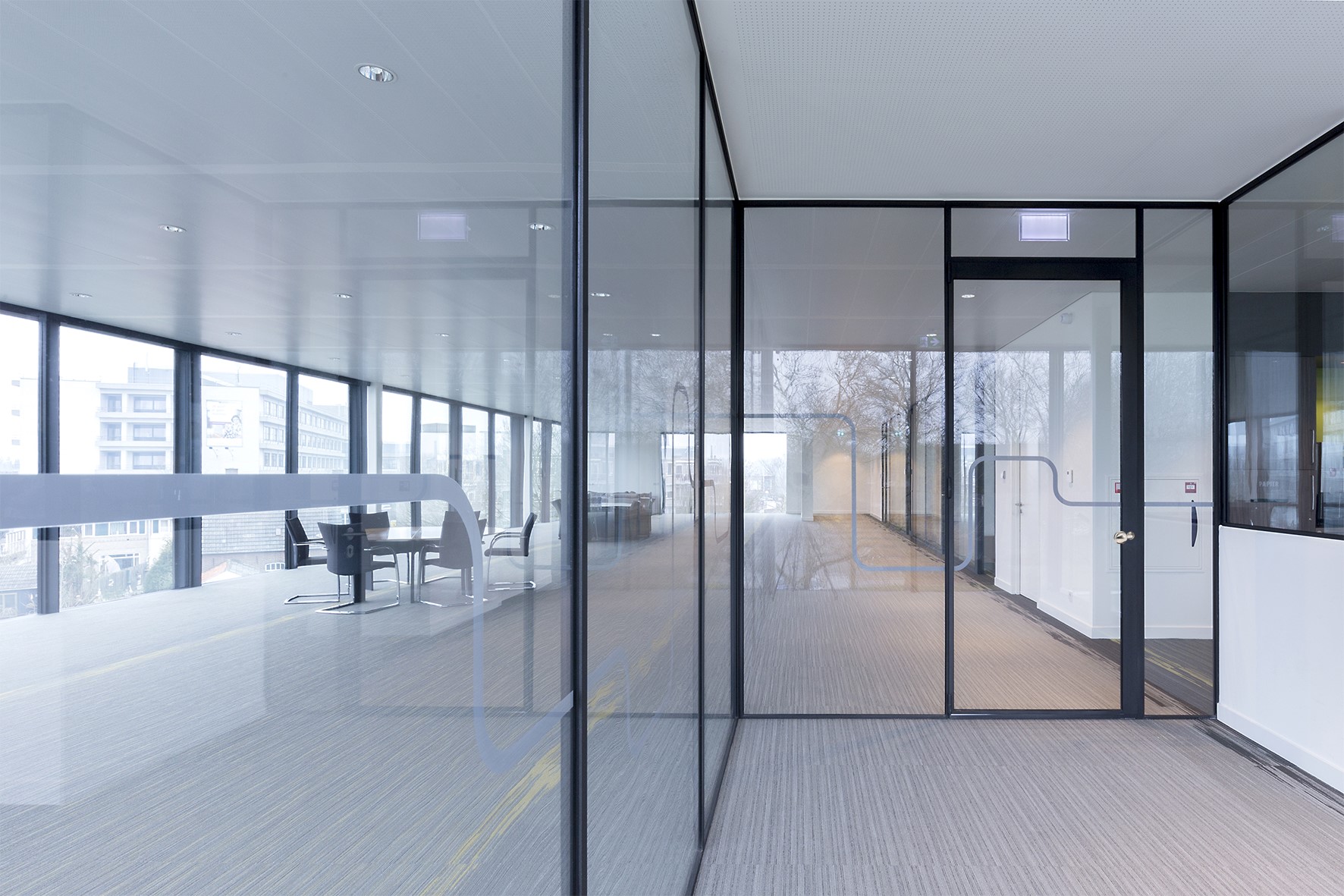 MBS-R Locking system for doors in the rabobank office building, Geldrop, the Netherlands